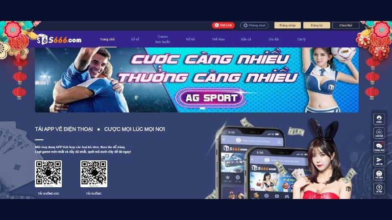 tính năng nổi bật tại app s666